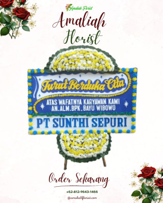 Papan Bunga Duka di Siantan Hilir